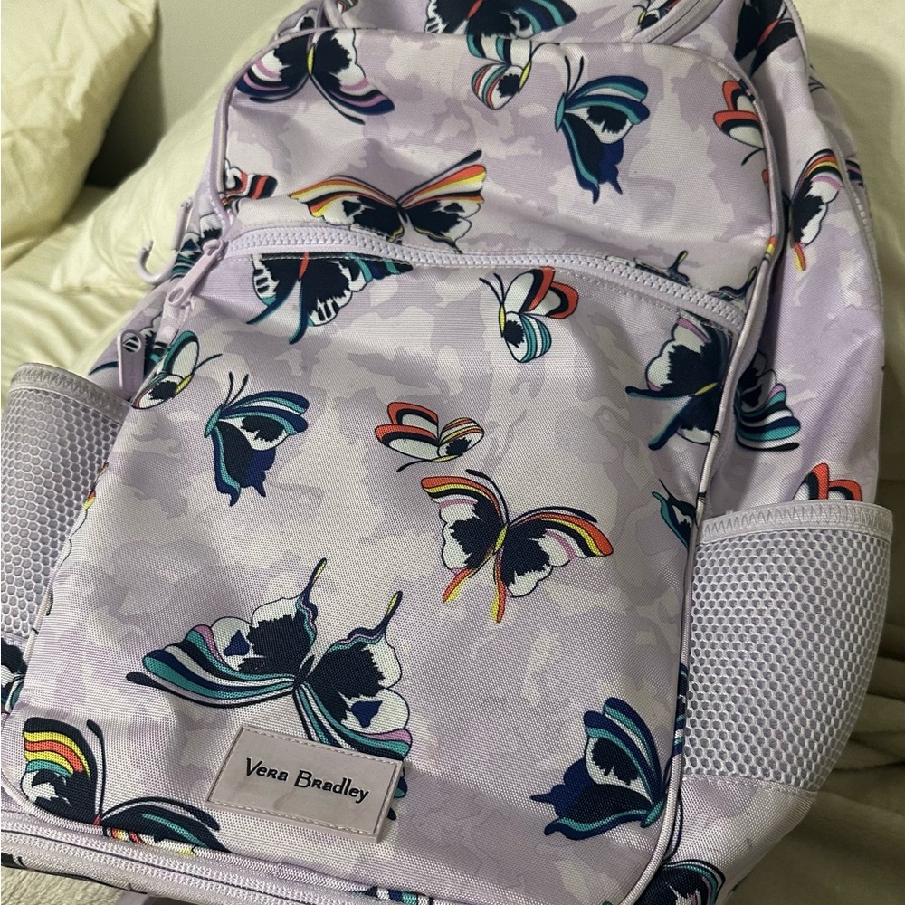 Vera Bradley Pastel Butterfly Backpack
